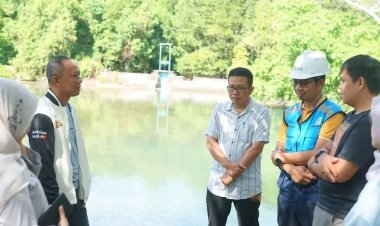 Perkuat Layanan Air Bersih, Bupati Natsir Ali Kunjungi Intake Sumber Air Topa