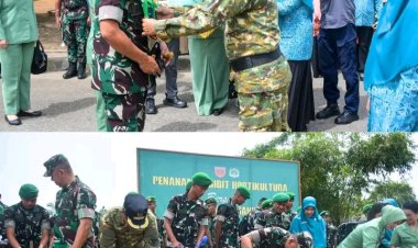 Bupati Lutra Sambut Pangdam XIV Hasanuddin