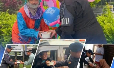 Jumat Penuh Makna, Brimob Jabar Hadir Berbagi di Tengah Masyarakat