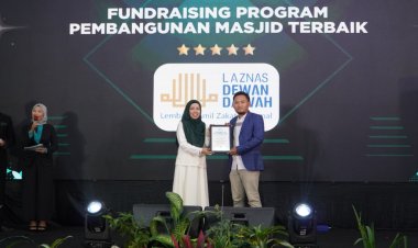 Laznas Dewan Dakwah Raih Penghargaan Fundraising Pembangunan Masjid Terbaik di IFA Award 2025