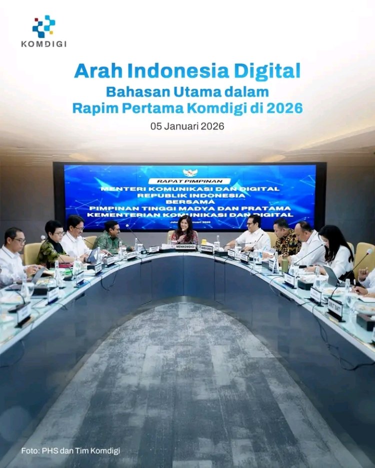 Arah Indonesia Digital: Rapim Perdana Komdigi 2026