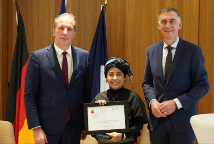 Ruby Kholifah Terima Franco-German Prize 2025 for Human Rights and the Rule of Law