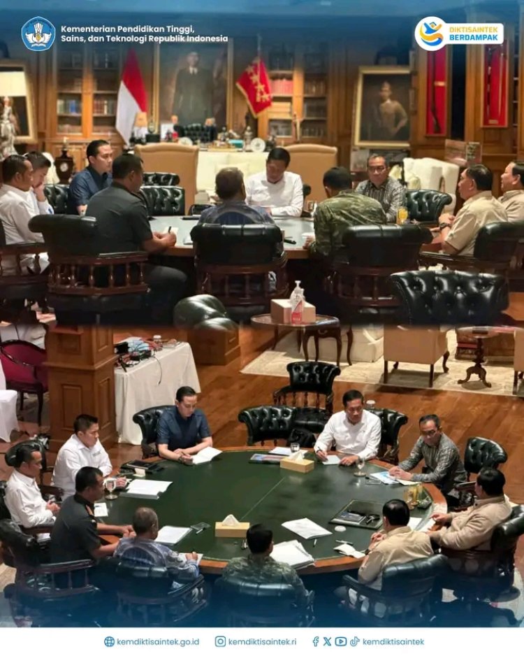 Lanjuti Kerjasama Universitas Ternama Inggris, Presiden Kumpulkan Sejumlah Menteri