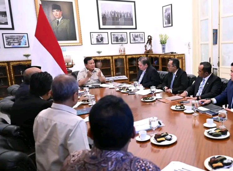 Bahas Minerba, Presiden Rapat Terbatas Kabinet Merah Putih