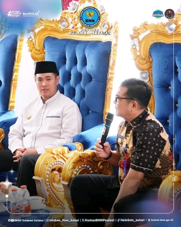 Bertemu Bupati Pangkep, Kepala BNNP Sulsel Bahas Program Prioritas dan Pembentukan BNN Kabupaten