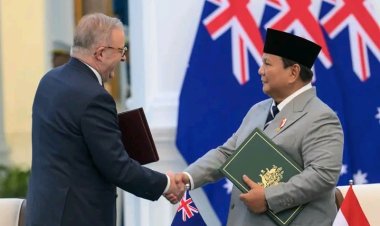 Perkuat Kemitraan Strategis Indonesia-Australia, Presiden Prabowo dan PM Albanese Tandatangani Traktat Keamanan Bersama
