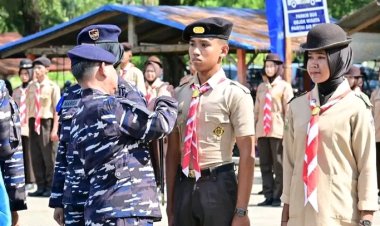 Danlanud Sutan Sjahrir Dukung Pembukaan Persami KKRI Gelombang IV Tahun 2026 di Pantai Air Manis