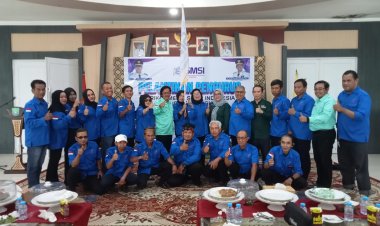 Pengurus SMSI Pangkep DiLantik di Rujab Bupati