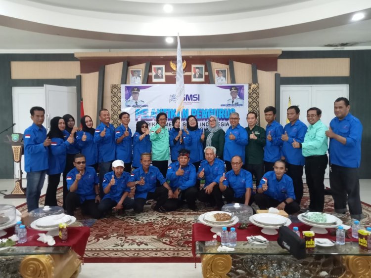 Pengurus SMSI Pangkep DiLantik di Rujab Bupati