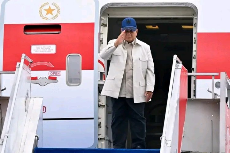Presiden Prabowo Subianto Bertolak ke Washington DC untuk Bertemu Presiden Trump.